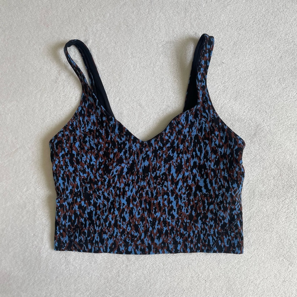 Lululemon Align Tank Top / Leopard Camo Blue